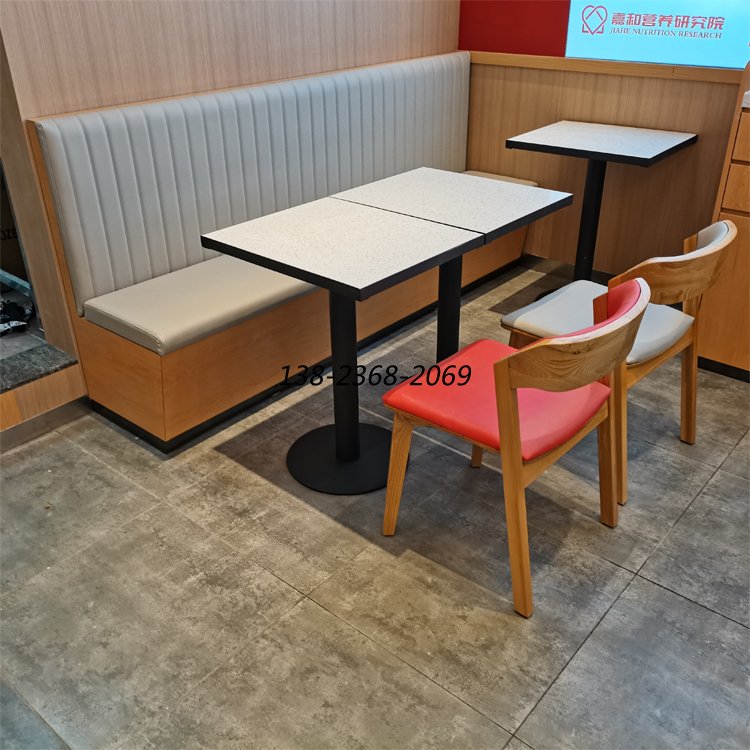 茶餐廳靠墻沙發(fā)訂制，餐